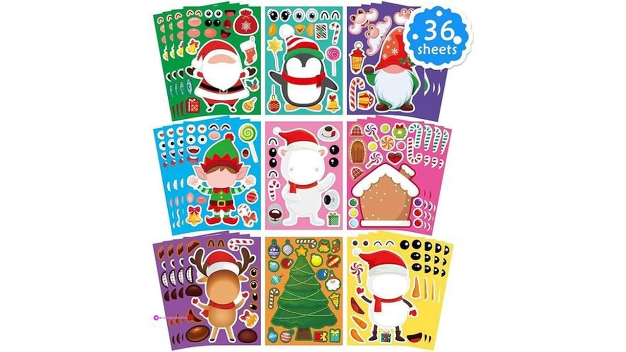 Christmas Face Stickers Code Qd3dbeu7