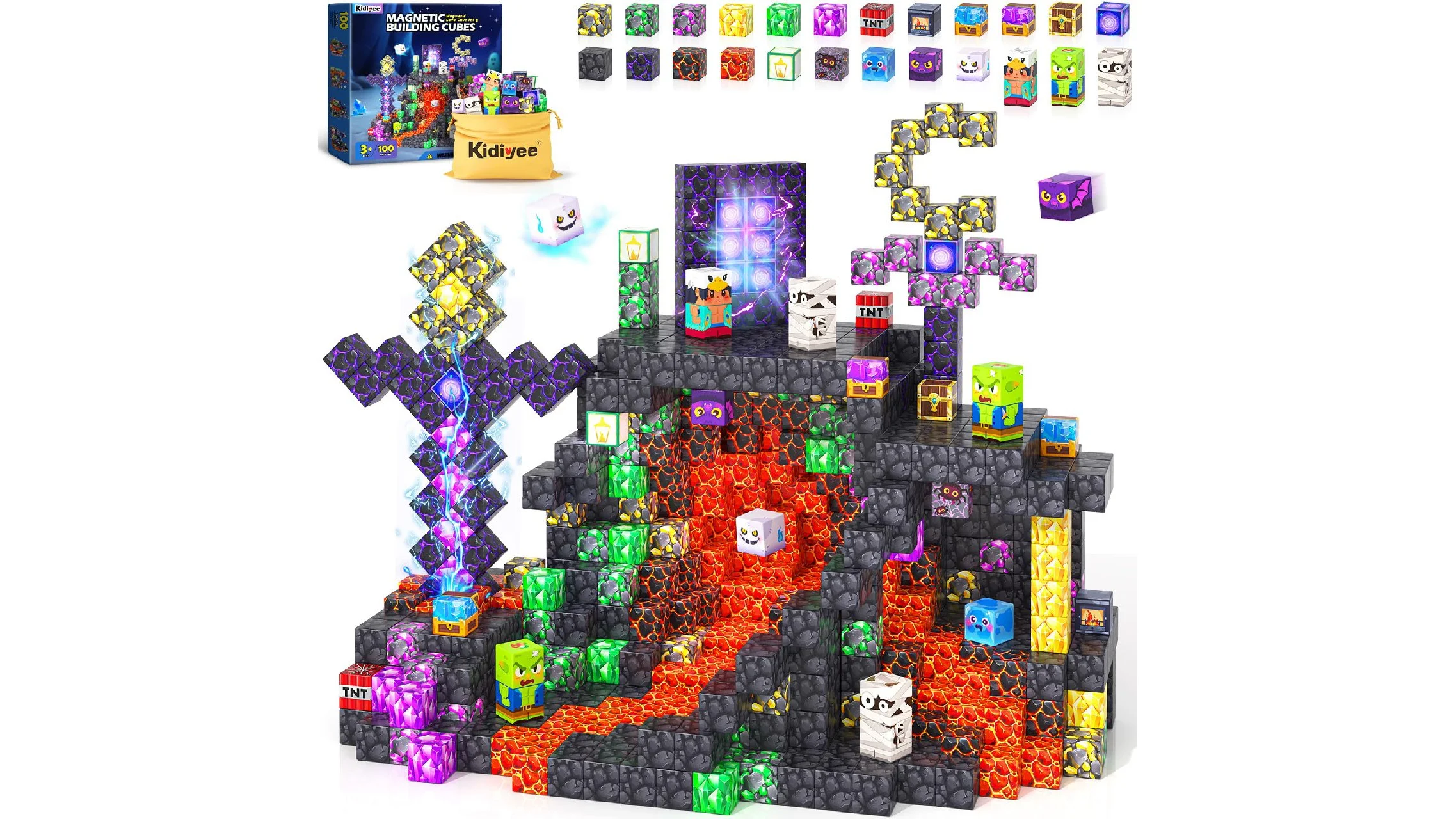 Reg Magnetic Blocks Mine Magnet World