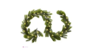 9ft Real Touch Pine Garland Christmas