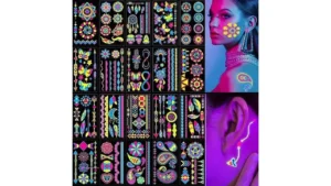 Reg Fluorescent Temporary Tattoos Cod…