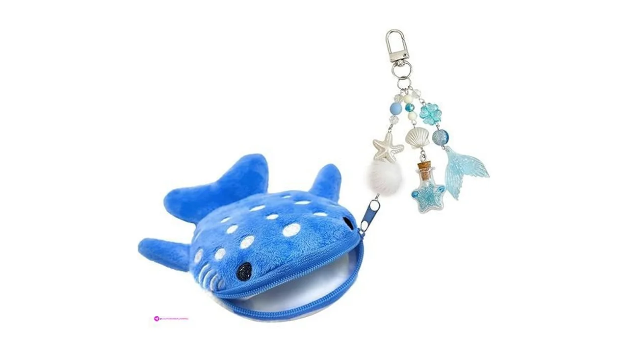 For Whale Shark Coin Purse Keychain
