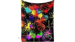 Price Drop Basketball Throw Blanket F…