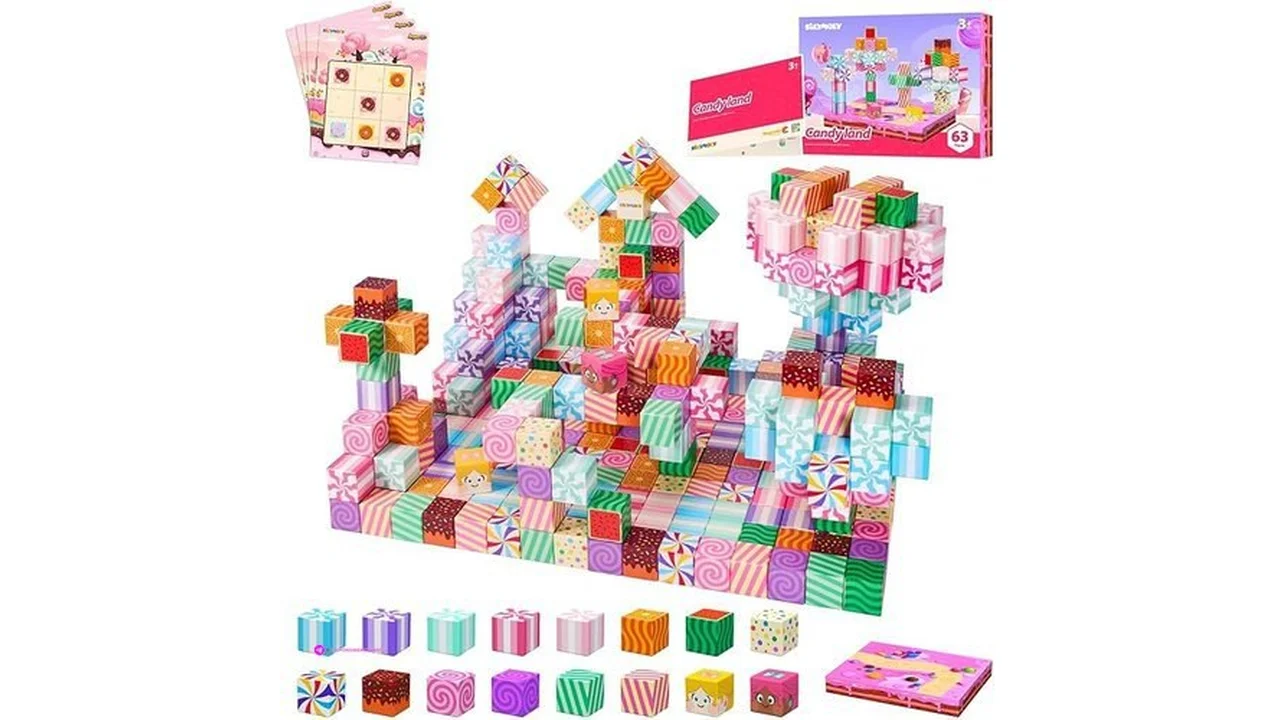 Magnetic Blocks Candy Land Edition Us…