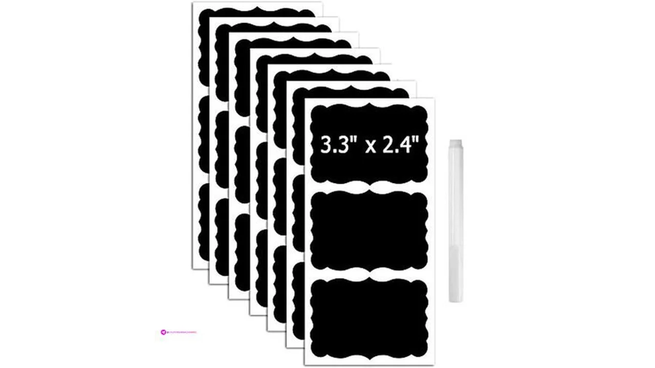 Top Label Chalkboard Labels Use Code