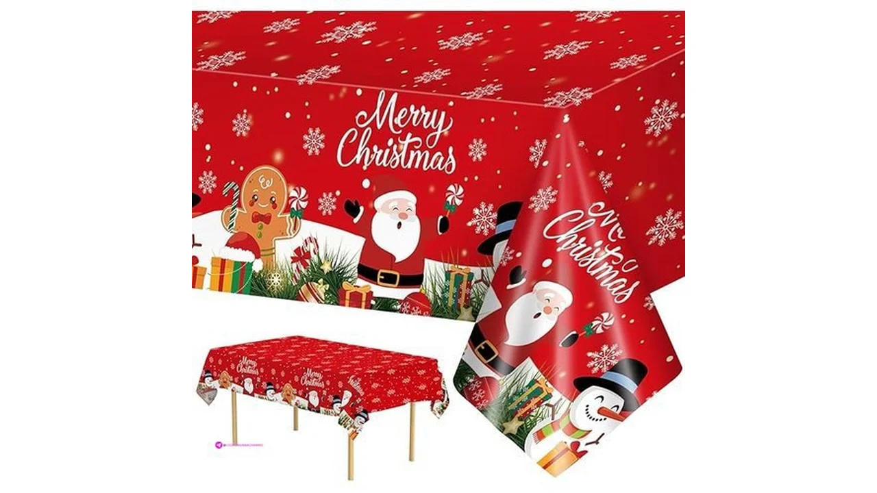 Red Christmas Tablecloths Code Q8vs2r…
