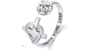 Reg Tughra Sterling Silver Cross Ring…