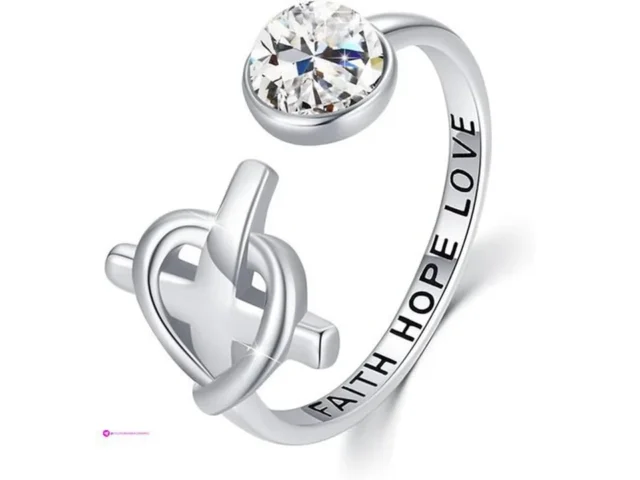 Reg Tughra Sterling Silver Cross Ring…