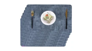 Dark Blue Faux Leather Mats Code