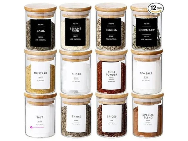 Reg Pcs Glass Spice Jars Code