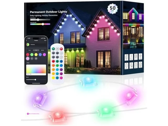 Lemonlovely Outdoor String Lights Cod…