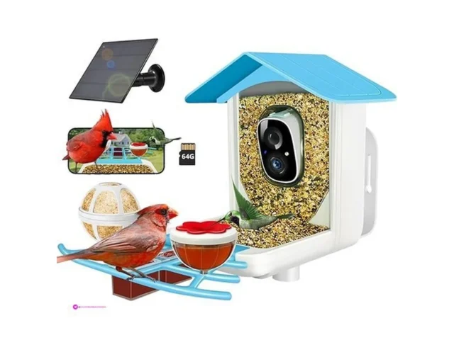 Blue Smart Bird Feeders Code 4mwsvil7