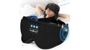 White Noise Sleep Mask Headphones Wit…