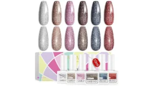 Glitter Gel Polish Set Colors 10ml