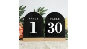 Organteam Wedding Table Numbers Clip …