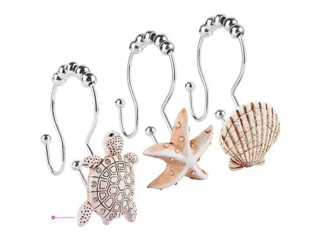 Seashell Shower Curtain Hooks Code Se…