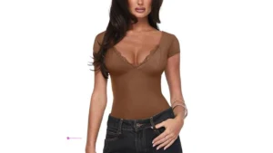 Reg Reoria Womens Deep Neck Bodysuit