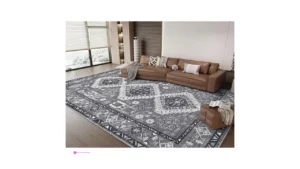 Vamcheer Washable Rugs Grey Code Jcih…