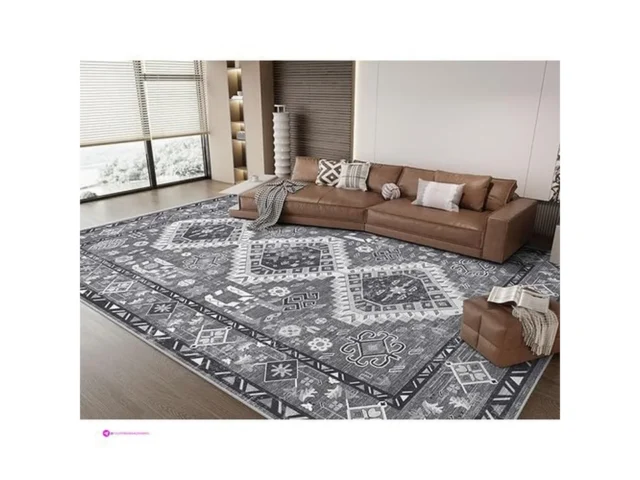 Vamcheer Washable Rugs Grey Code Jcih…