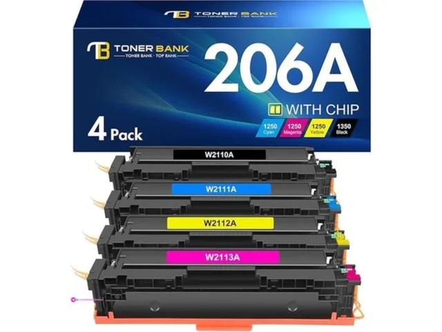 M283cdw Toner Sets Black Cyan Yellow