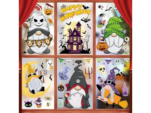 Orfonbi Halloween Window Decals Code …