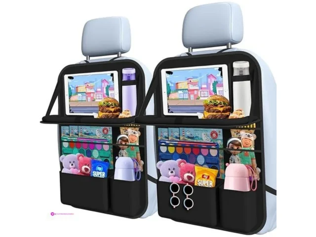 Car Backseat Organizer With Table Tra…