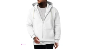 Jmierr Mens Full Zip Hooded Fleece