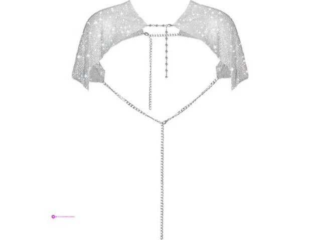 Reemonde Rhinestones Shoulder Cape Sp…