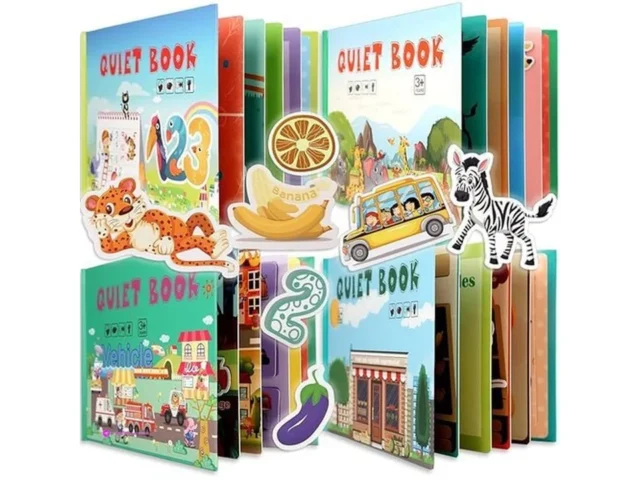 Subjects Montessori Quiet Book Code 2…