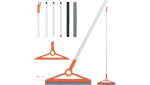 Air Broom With Removable Rubber Strip