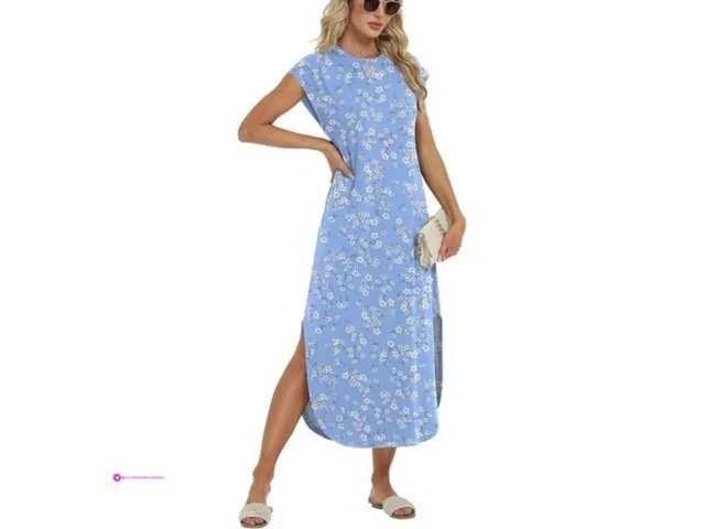 Maxi Beach Dress With Pockets Code