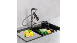 139 Inch Black Kitchen Sink Drop