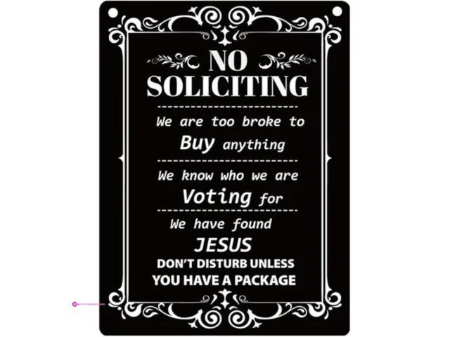 Soliciting Signs Code Rywgin76