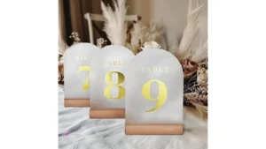 Organteam Wedding Table Numbers Clip …