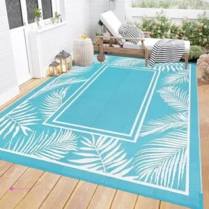 Bsmathom Waterproof Outdoor Rugs Code…