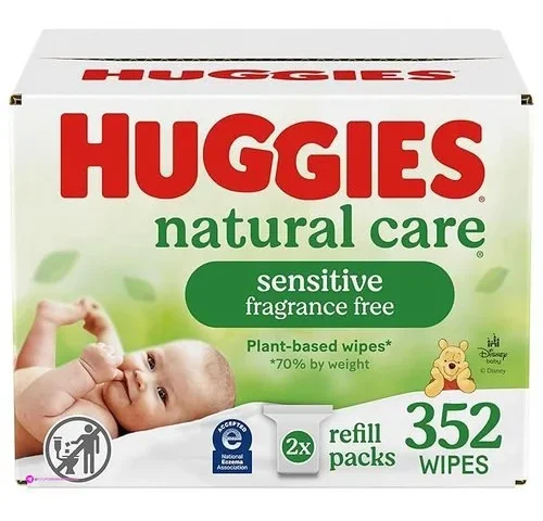 Huggies Natural Care Unscented Hypoal…