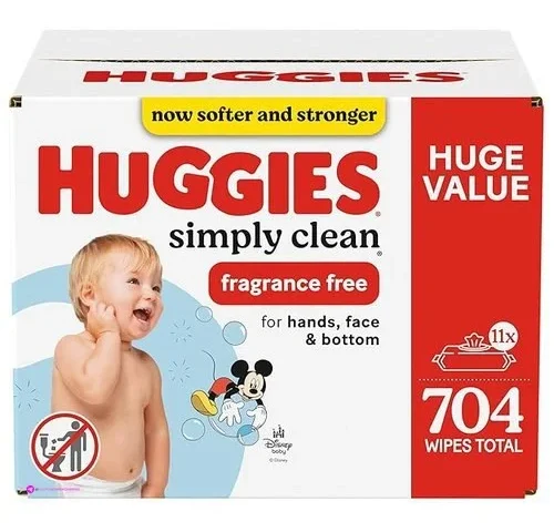 Huggies Simply Clean Unscented Baby D…