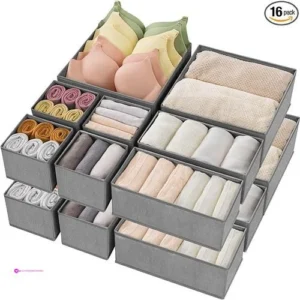 Criusia Drawer Organizer Clothes Pack…