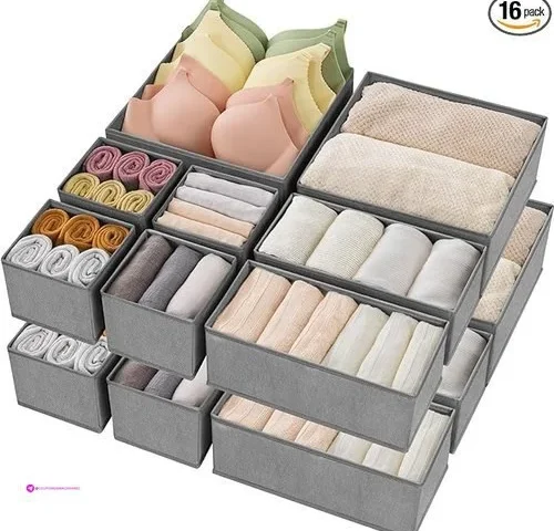 Criusia Drawer Organizer Clothes Pack…