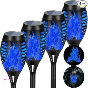 Pack Solar Torch Lights Outdoor Water…