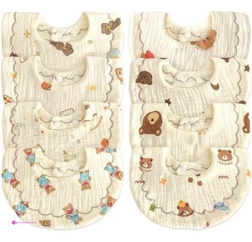 99- Baby Bibs Muslin Bibs Pack