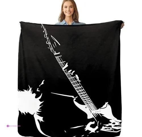 Guitar Lover Blankets Clip Coupon