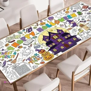 Giant Halloween Coloring Poster Clip …
