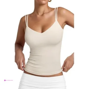Reg Pinkmstyle Women Sexy Neck Tank