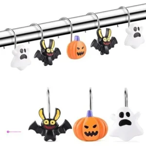 Halloween Shower Curtain Hooks Code R…
