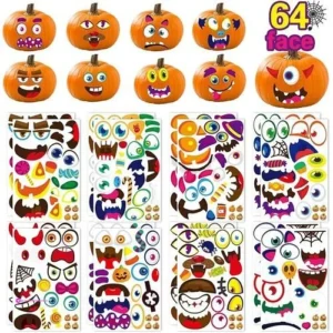 Pumpkin Face Stickers Code Wucowoum