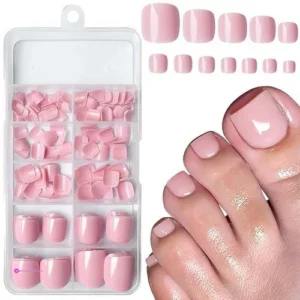 Luckforever Press-on Toenails Clip Co…