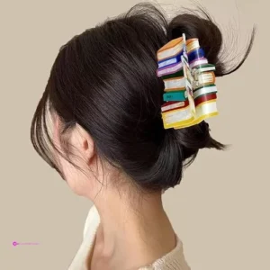 For Book Hair Claw Clip Use