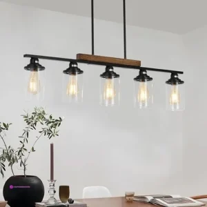 Farmhouse Kitchen Island Lighting 5-l…
