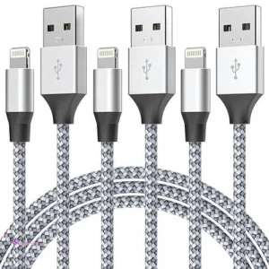 Durable Iphone Charger Cord 6ft 3-pac…