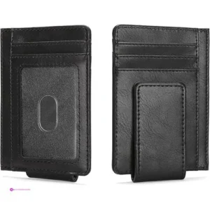 Magnetic Closure Slim Wallet For Men
